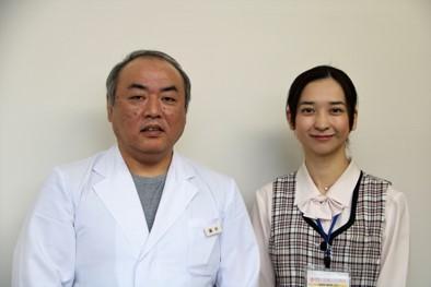 （左）健診センター　副センター長　藤井氏  （右）医事課　主任　藤岡氏