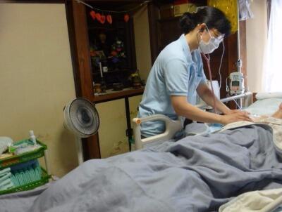 【上青木中央医院 訪問風景】