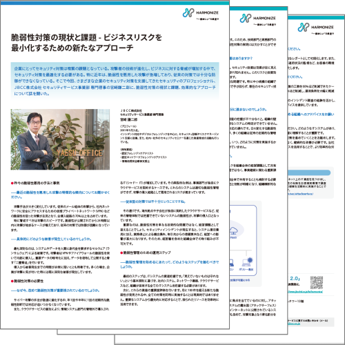 脆弱性対策の現状と課題 - ビジネスリスクを最小化するための新たなアプローチ