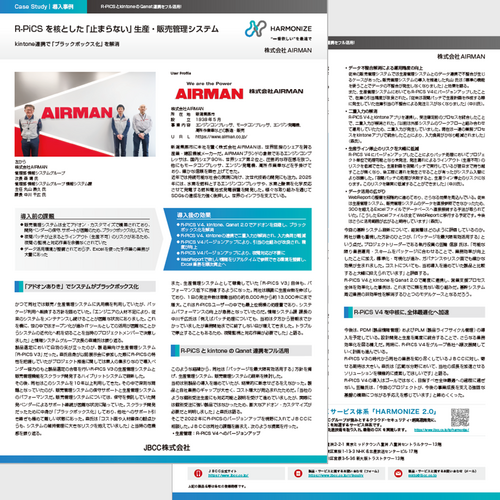【R-PiCS導入事例】株式会社AIRMAN 様　
