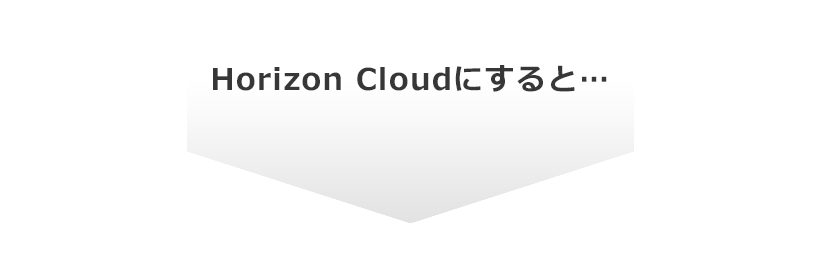 Horizon Cloudにすると