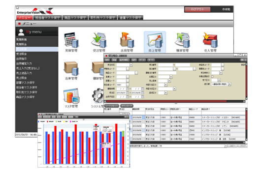 フルWebでリッチユーザーインターフェースを実現　EnterpriseVision-NX